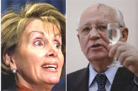 Nancy Pelosi, Mikhail Gorbachev